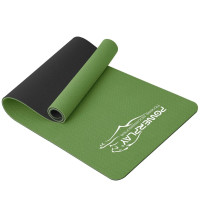 Килимок для йоги та фітнесу PowerPlay TPE Premium Performance Mat (183x61x0.6 см.), зелений, код: PP_4150_Green