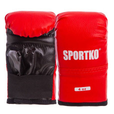 Рукавички боксерські дитячі SportKo 4 унції, червоний, код: PD-2-B_4R