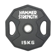 Диск для штанги Hammer Strength 15 кг, чорний, код: 523449-AX
