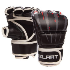 Рукавички для змішаних єдиноборств MMA Zelart розмір S, чорний, код: BO-1394_SBK