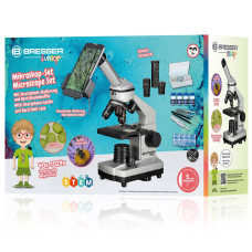 Мікроскоп Bresser Junior Biolux CA 40x -1024x з адаптером для смартфона + кейс (8855002), код: 925912-SVA