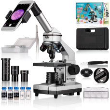 Мікроскоп Bresser Junior Biolux CA 40x -1024x з адаптером для смартфона + кейс (8855002), код: 925912-SVA