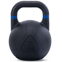 Гиря змагальна цільна чавунна пофарбована LiveUp 20кг, , код: LP8044-20-S52