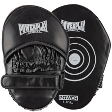 Лапи боксерські PowerPlay PU пара, чорний, код: PP_3051_Black