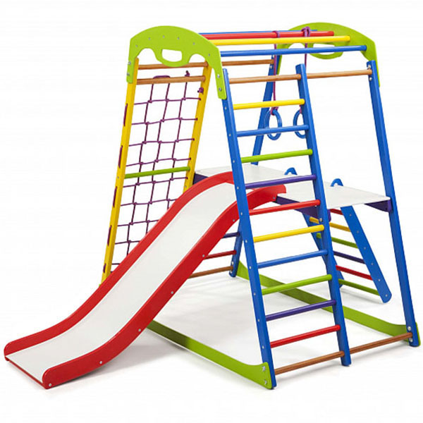 Ігровий дитячий куточок PLAYBABY SportWood Plus 2, код: SB-IG29