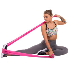 Стрічка для фітнесу FitGo 5500х150х0,45 мм рожевий, код: FI-6256-5_5_P
