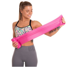 Стрічка для фітнесу FitGo 5500х150х0,45 мм рожевий, код: FI-6256-5_5_P