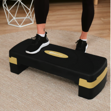 Степ платформа Hop-Sport HS-PP033AS чорно-золота, код: 5902308235335