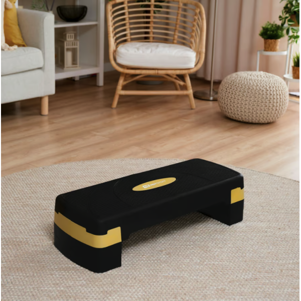 Степ платформа Hop-Sport HS-PP033AS чорно-золота, код: 5902308235335