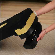 Степ платформа Hop-Sport HS-PP033AS чорно-золота, код: 5902308235335