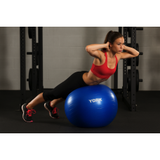 Фітбол York Fitness 65см синій + насос, код: 0014961820027