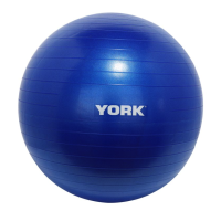 Фітбол York Fitness 65см синій + насос, код: 0014961820027