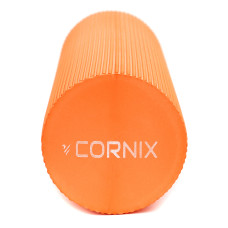 Масажний ролик (валік) Cornix EVA+ 600x150 мм, помаранчевий, код: XR-0307