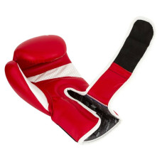 Боксерські рукавиці PowerPlay червоні 12 унцій, код: PP_3018_12oz_Red