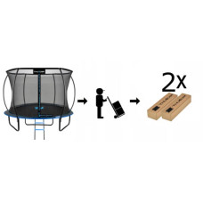 Батут Thunder Inside Ultra 10FT (3120 мм), блакитний, код: Inside-Ultra-10FT-BLUE-IN