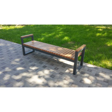 Лавка без спинки InterAtletika 1805х450х600 мм, код: LP016-SM