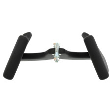 Рукоятка для тяги з вузьким хватом нековзне покриття LiveUp V-grip 275 мм, чорний, код: LP8323