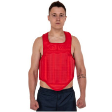 Захист корпусу Fitbox (жилет) для єдиноборств L червоний, код: BO-0401_LR