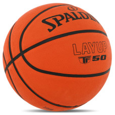 М"яч баскетбольний гумовий Spalding Layup TF-50 №7, помаранчевий, код: 84332Z