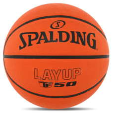 М"яч баскетбольний гумовий Spalding Layup TF-50 №7, помаранчевий, код: 84332Z