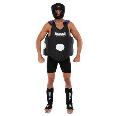 Захист корпусу (жилет) тренера Boxer чорний, код: 2039-02-S52