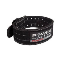 Пояс для пауерліфтингу Power System Power Lifting Black XL, код: PS-3800_XL_Black_Black
