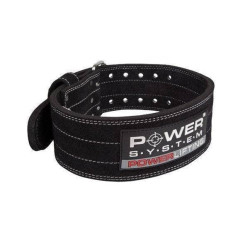 Пояс для пауерліфтингу Power System Power Lifting Black XL, код: PS-3800_XL_Black_Black