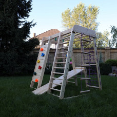 Спортивний комплекс вуличний дитячий SportBaby «Акварелька-outdoor 2» 1320х1240х1420 мм, код: Акварелька-outdoor 2