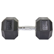 Гантель цільна шестигранна BioGym 1х20кг, код: SC-8013-20-S52