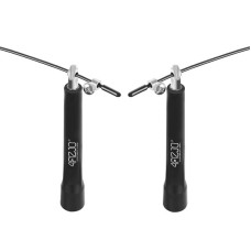 Скакалка швидкісна для кросфіту 4Fizjo Standard+ 300 см, чорний, код: P-5907739311528