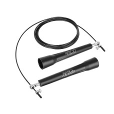 Скакалка швидкісна для кросфіту 4Fizjo Standard+ 300 см, чорний, код: P-5907739311528