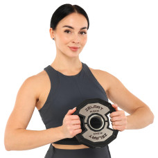 Диски гумові 2 Handle металева втулка Zelart 51мм, 2,5кг, чорний-сірий, код: TA-4792-2_5