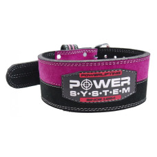 Пояс для важкої атлетики Power System Strong Femme XS, чорний-рожевий, код: PS_3850_XS_Bl/Pink