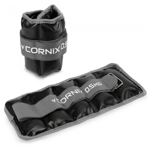 Обважнювачі-манжети для ніг та рук Cornix 2 x 0.5 кг, код: XR-0394