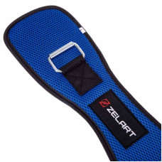 Пояс атлетичний посилений регульований Zelart S синій, код: SB-165415_S-S52