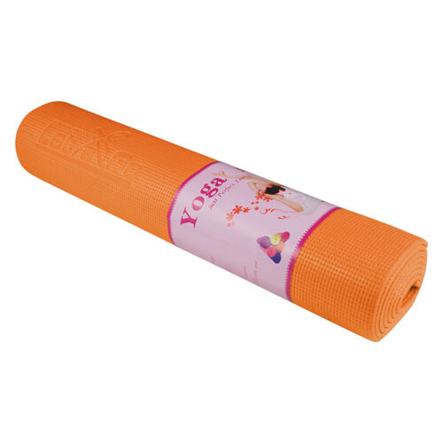 Килимок для фітнесу і йоги Let`sGo PVC 1730х610х6 мм, помаранчевий, код: LG611736R-WS