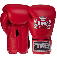 Рукавички боксерські Top King Super шкіряні 12 унцій, чорний, код: TKBGSV_12BK-S52