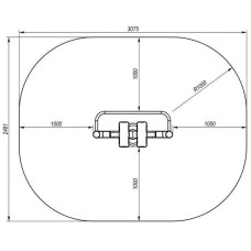 Повітряний ходок InterAtletika 1071х481х1518 мм, код: SE115-SM