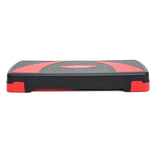 Степ-платформа 3-ступенева Cornix 780х290х100-200 мм, чорний-червоний, код: XR-0185