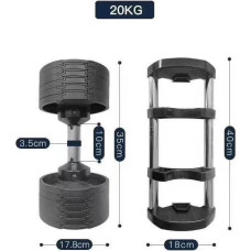 Гантель регульована Master Spin 1х20 кг, код: M-12727815-IN