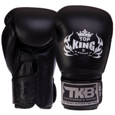 Рукавички боксерські Top King Super шкіряні 18 унцій, синій, код: TKBGSV_18BL-S52