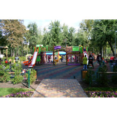 Ігровий комплекс InterAtletika Бастіон-1 New, 12390х11100х3357 мм, код: T912.1 NEW-SM