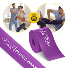 Стрічка компресійна для флосингу 4Fizjo Floss Band 2070x50x1 мм, фіолетовий, код: P-5905973405201