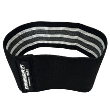 Гумка тканинна для фітнесу EasyFit Hard (18-25 кг), чорний, 380х80 мм, код: EF-1820-H-EF