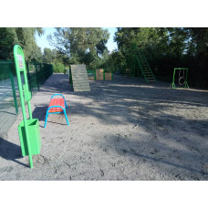 Стенд-урна інформаційний для собак InterAtletika 400х250х2296 мм, код: ВО016-SM