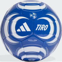 М'яч футбольний Adidas Tiro CLB JW1529 №4, синій-білий, код: 4068818515143