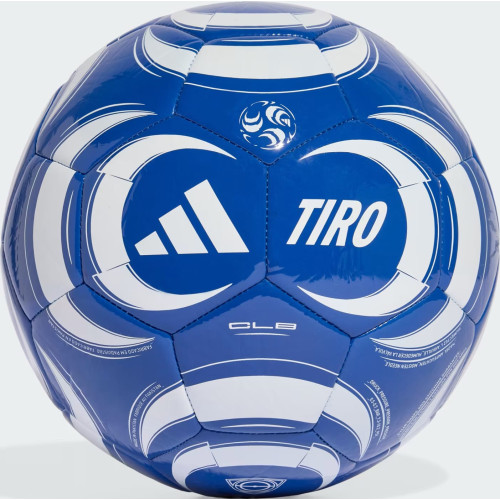 М'яч футбольний Adidas Tiro CLB JW1529 №4, синій-білий, код: 4068818515143