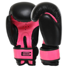 Рукавички боксерські Core Kids 6 унцій, чорний-рожевий, код: BO-8543_6P