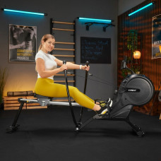 Гребний тренажер Trex Sport APRON TX-880RM аеромагнітний чорний, код: 5902308235793