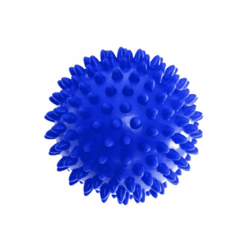 Масажний м'ячик EasyFit PVC жорсткий, 90 мм, синій, код: EF-1064-BL-EF